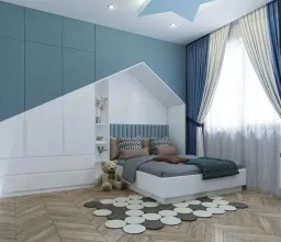Phòng cho bé - Villa Bình Dương - Phong cách Neo Classic 