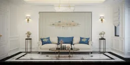 Phòng khách - Villa Bình Dương - Phong cách Neo Classic 