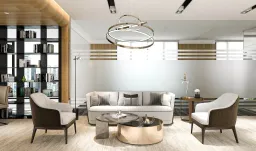 Phòng khách - Villa Quận 7 - Phong cách Modern 