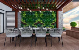 Sân thượng - Villa Quận 7 - Phong cách Modern 