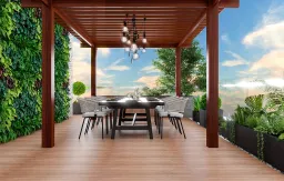 Sân thượng - Villa Quận 7 - Phong cách Modern 