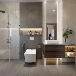 Phòng tắm - Nhà phố Đỗ Xuân Hợp Quận 9 - Phong cách Modern 