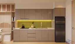 Phòng bếp - Căn hộ River Panorama Quận 7 - Phong cách Color Block 