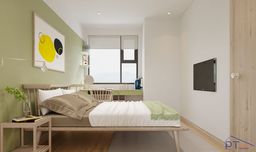 Phòng ngủ - Căn hộ River Panorama Quận 7 - Phong cách Color Block 