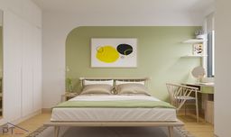 Phòng ngủ - Căn hộ River Panorama Quận 7 - Phong cách Color Block 
