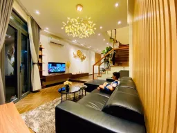 Phòng khách - Nhà phố Dương Quảng Hàm Gò Vấp - Phong cách Modern 