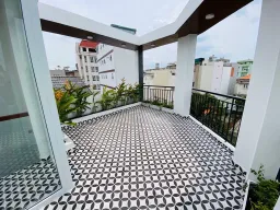 Sân thượng - Nhà phố Dương Quảng Hàm Gò Vấp - Phong cách Modern 