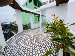 Sân thượng - Nhà phố Dương Quảng Hàm Gò Vấp - Phong cách Modern 