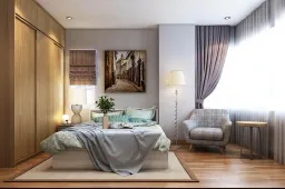 Phòng ngủ - Căn hộ Him Lam Quận 6 54m2 - Phong cách Modern 