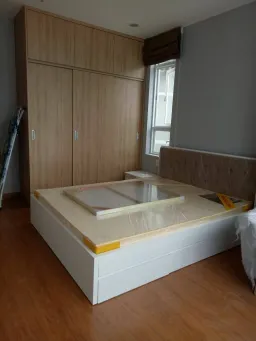 Phòng ngủ - Căn hộ Him Lam Quận 6 - Phong cách Modern 