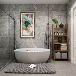 Phòng tắm - Phòng ngủ Villa Dĩ An Bình Dương 50m2 - Phong cách Neo Classic 