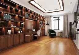 Phòng làm việc - Nhà phố KDC Lavilla Long An - Phong cách Neo Classic 
