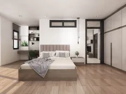 Phòng ngủ - Nhà phố KDC Solar City Long An - Phong cách Modern 
