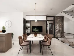 Phòng ăn - Nhà phố KDC Solar City Long An - Phong cách Modern 