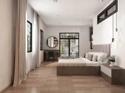 Phòng ngủ - Nhà phố KDC Solar City Long An - Phong cách Modern 