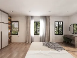 Phòng ngủ - Nhà phố KDC Solar City Long An - Phong cách Modern 