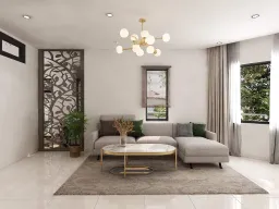 Phòng khách - Nhà phố KDC Solar City Long An - Phong cách Modern 