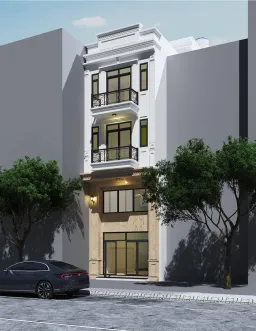 Mặt tiền - Nhà phố Bảo Lộc - Phong cách Neo Classic 