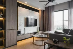 Phòng khách - Căn hộ Estella Quận 2 - Phong cách Modern 