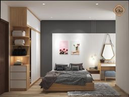Phòng ngủ - Nhà mẫu Dự án Green Town Bình Tân 68m2 - Phong cách Color Block + Scandinavian 