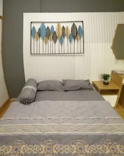 Phòng ngủ - Nhà mẫu Dự án Green Town Bình Tân - Phong cách Color Block + Scandinavian 