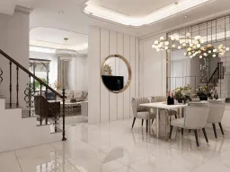 Phòng ăn - Nhà phố Nha Trang - Phong cách Neo Classic 