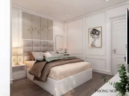 Phòng ngủ - Nhà phố Nha Trang - Phong cách Neo Classic 