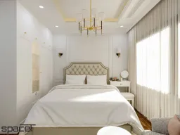 Phòng ngủ - Căn hộ Akari City Quận Bình Tân - Phong cách Neo Classic 