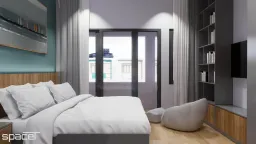 Phòng ngủ - Nhà phố Quận 12 108m2 - Phong cách Modern + Scandinavian 