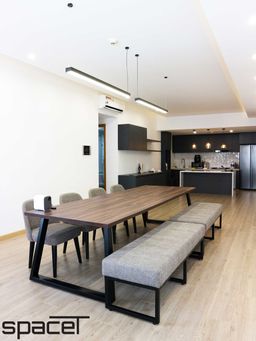 Phòng bếp, Phòng ăn - Căn hộ Saigon Pearl 3PN - Phong cách Minimalist + Modern 