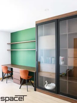 Phòng làm việc - Căn hộ Saigon Pearl 3PN - Phong cách Minimalist + Modern 