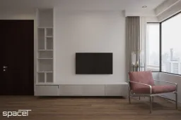 Phòng ngủ - Căn hộ Kingdom 101 1PN 60m2 - Phong cách Modern 