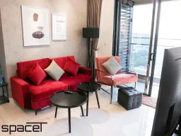 Phòng khách - Căn hộ Kingdom 101 1PN - Phong cách Modern 