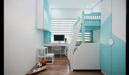 Phòng cho bé - Căn hộ Compass One Bình Dương 70m2 - Phong cách Neo Classic 