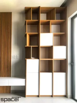Phòng khách - Căn hộ Compass One 2PN - Phong cách Modern 
