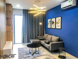 Phòng khách - Căn hộ Compass One 2PN - Phong cách Modern 
