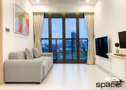 Phòng khách - Căn hộ The Metropole Thủ Thiêm - Phong cách Minimalist 