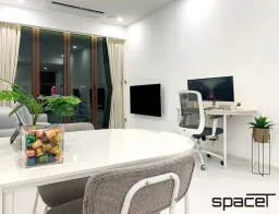 Phòng ăn, Phòng làm việc - Căn hộ The Metropole Thủ Thiêm - Phong cách Minimalist 