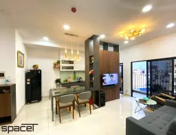 Phòng khách, Phòng ăn - Căn hộ Hoàng Quốc Việt Quận 7 - Phong cách Modern 