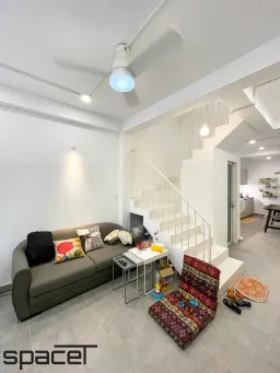 Phòng khách - Nhà phố Xô Viết Nghệ Tĩnh Quận Bình Thạnh - Phong cách Modern 