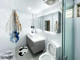 Phòng tắm - Nhà phố Lãnh Binh Thăng Quận 11 - Phong cách Modern 