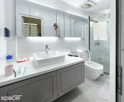 Phòng tắm - Nhà phố Lãnh Binh Thăng Quận 11 - Phong cách Modern 