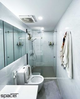 Phòng tắm - Nhà phố Lãnh Binh Thăng Quận 11 - Phong cách Modern 