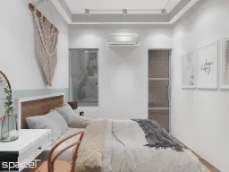 Phòng ngủ - Nhà phố Xô Viết Nghệ Tĩnh - Phong cách Color Block + Scandinavian 