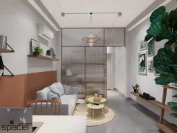 Phòng làm việc - Nhà phố Xô Viết Nghệ Tĩnh - Phong cách Color Block + Scandinavian 