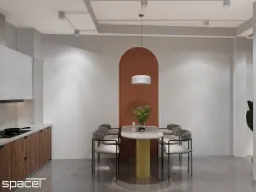 Phòng ăn - Nhà phố Xô Viết Nghệ Tĩnh - Phong cách Color Block + Scandinavian 