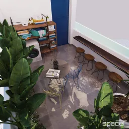 Sân thượng - Nhà phố Xô Viết Nghệ Tĩnh - Phong cách Color Block + Scandinavian 