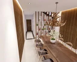 Phòng ăn - Nhà phố Quận 11 268m2 - Phong cách Modern + Scandinavian 