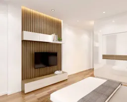 Phòng ngủ - Nhà phố Quận 11 268m2 - Phong cách Modern + Scandinavian 