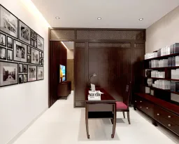Phòng làm việc - Nhà phố Quận 11 268m2 - Phong cách Modern + Scandinavian 